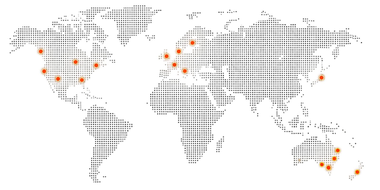 Craylux Global Coverage Map