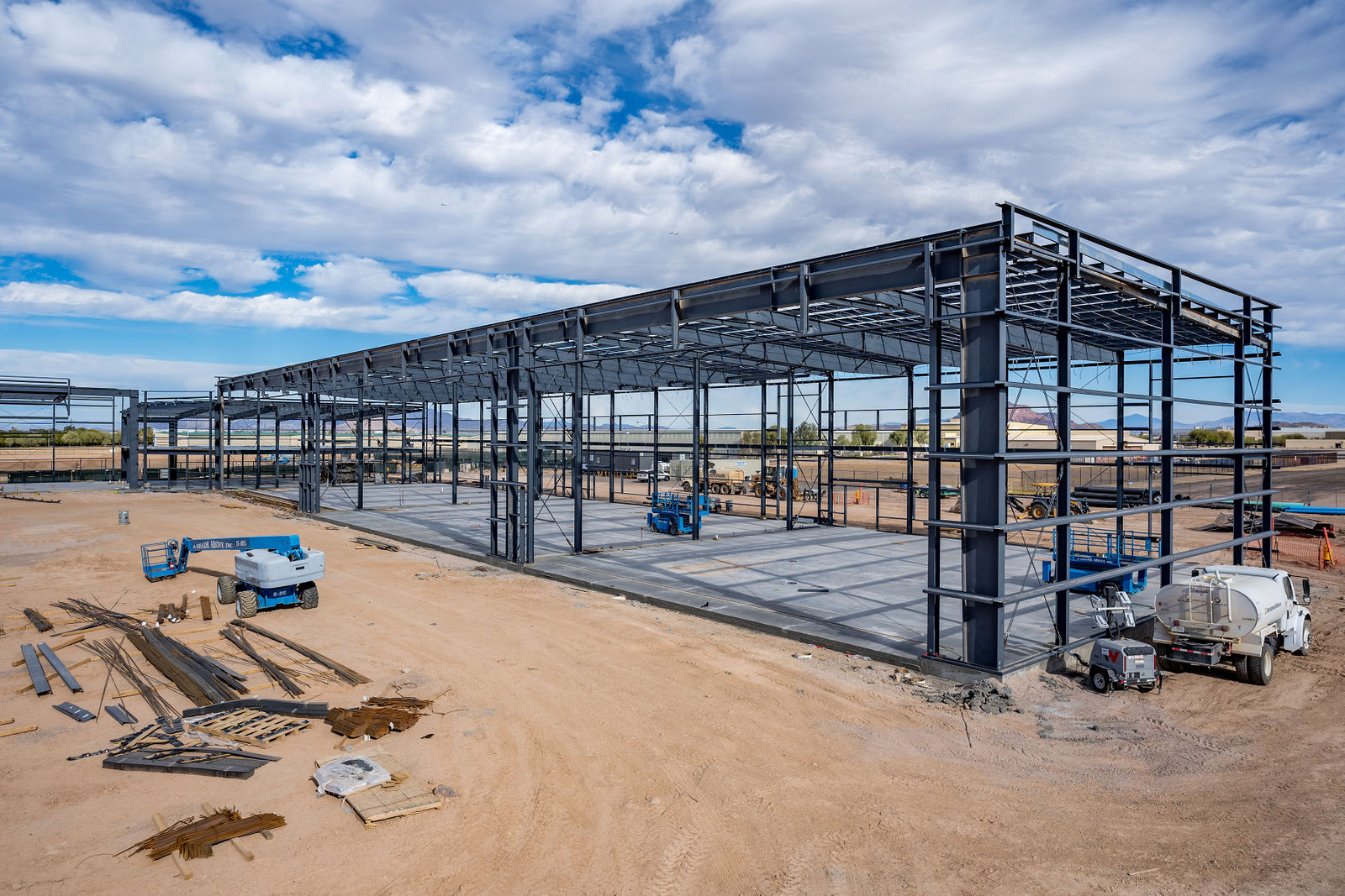 Falcon Field Hangars by HawkView Aerial Solutions