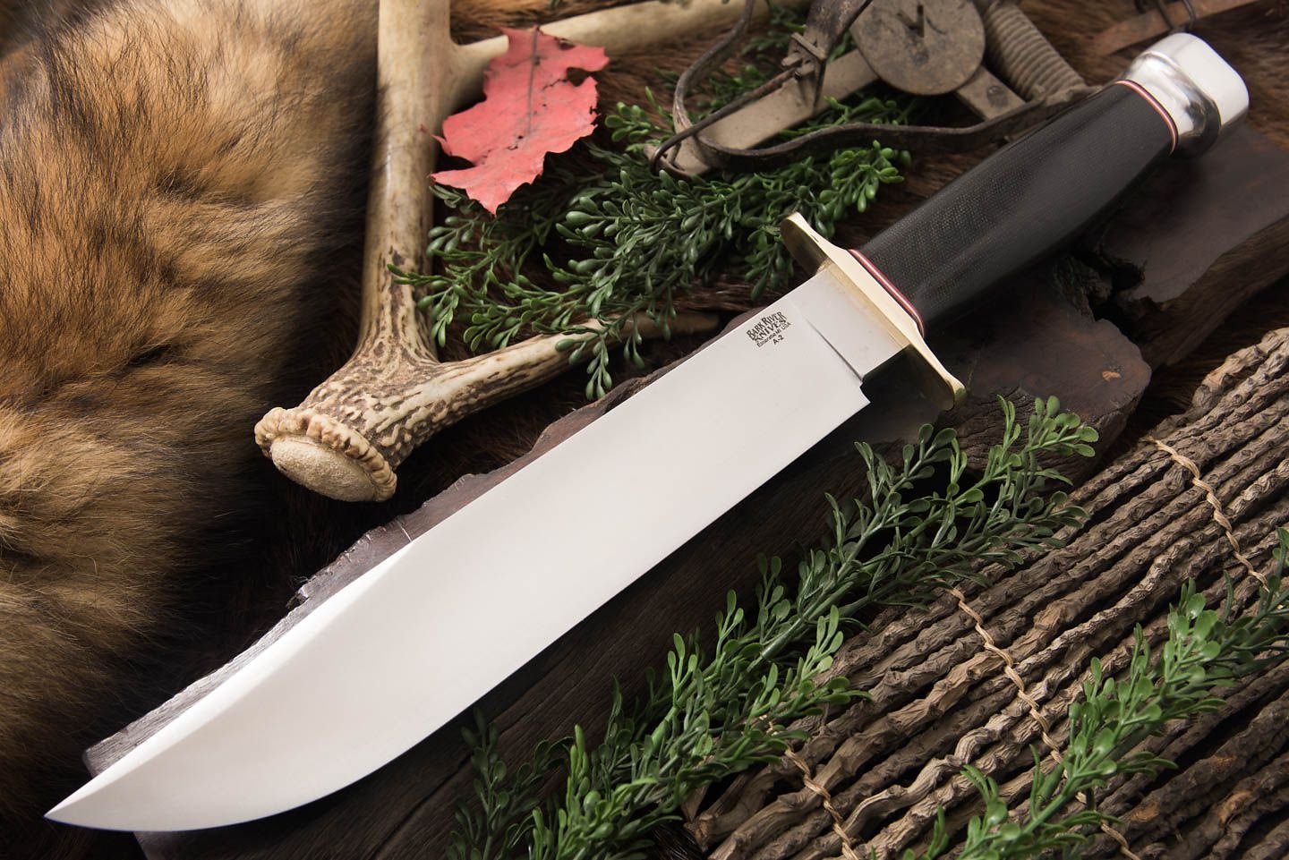 1909 Michigan Bowie Standard Pommel A2 by Bark River Knives