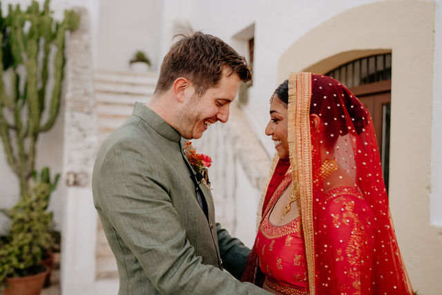 Bride portrait at Puglia wedding