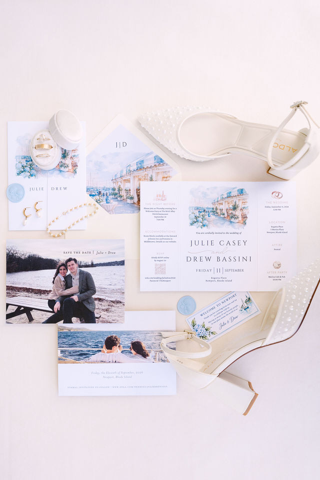 Drew and Julie wedding photography — Regatta Place, Newport, Rhode Island