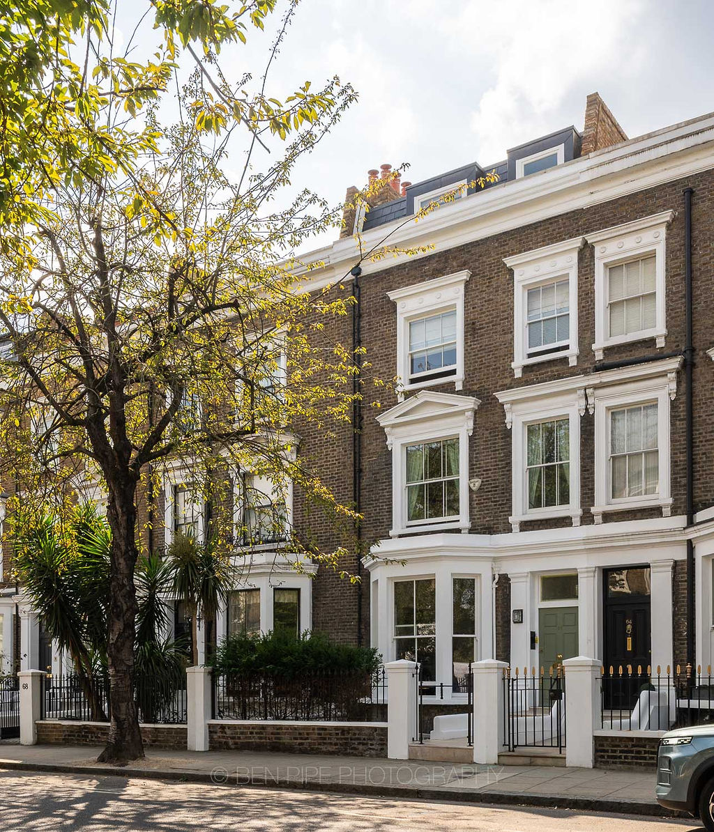 Front elevation of the house, Warwick Gardens