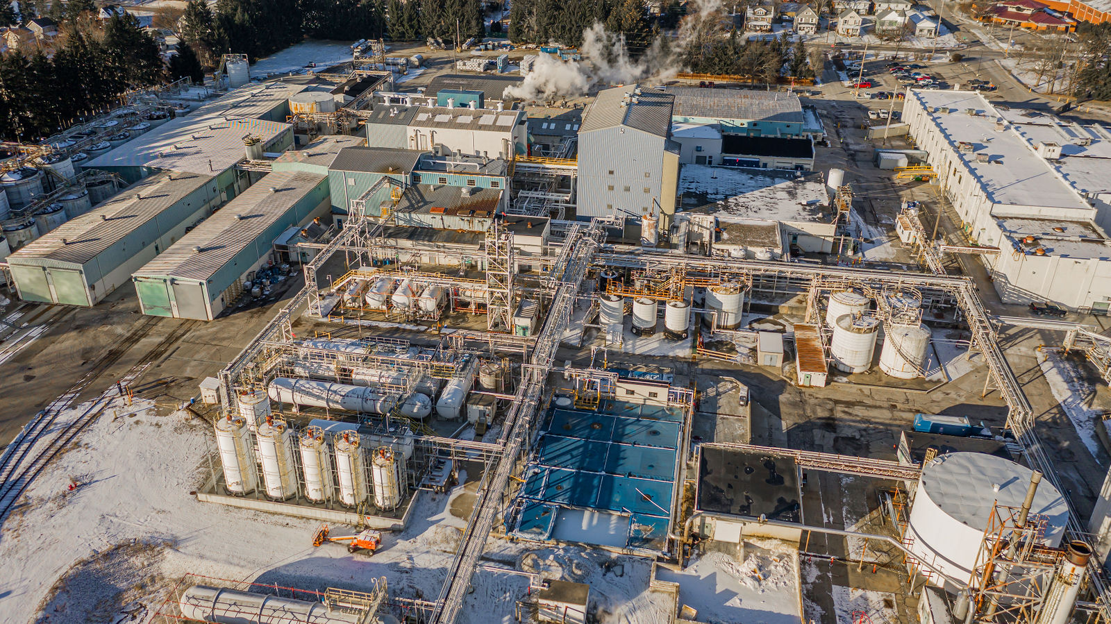 Omnova Mogadore Plant Aerial Photo Gallery by BThomasHart Photography