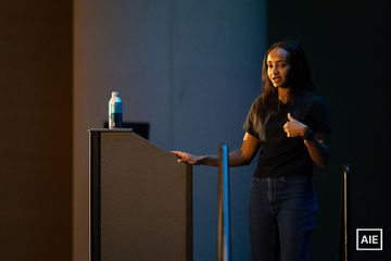 Safia Abdalla at AI Engineer World’s Fair 2026, Speakers, 4_July 2; automated face match