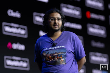 Vaibhav Gupta — World’s Fair 2026 keynote photo