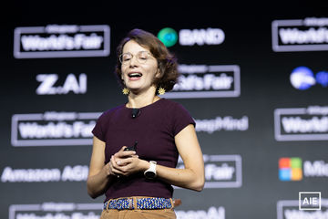 Stefania Druga — World’s Fair 2026 keynote photo