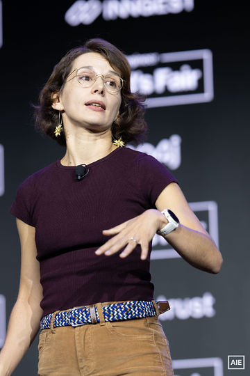 Stefania Druga — World’s Fair 2026 keynote photo
