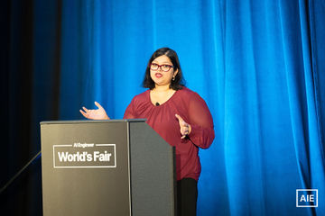 Rashi Agrawal — World’s Fair 2026 session photo
