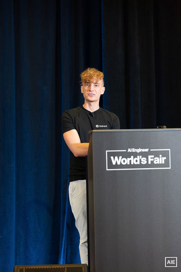 Dylan Couzon at AI Engineer World’s Fair 2026, Speakers, 3_July 1; automated face match