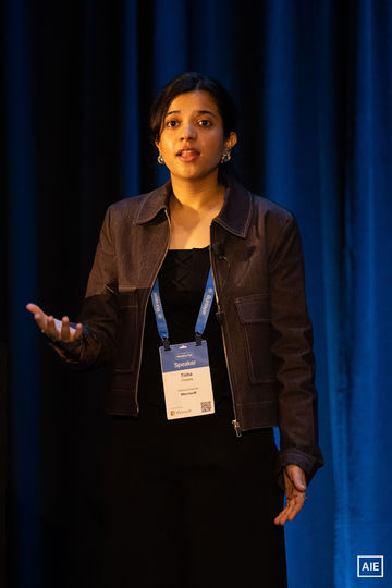 Tisha Chawla at AI Engineer World’s Fair 2026, Speakers, 4_July 2; automated face match