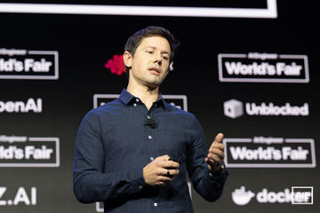 Romain Huet — World’s Fair 2026 keynote photo