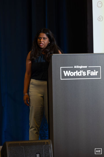 Sandhya Subramani at AI Engineer World’s Fair 2026, Speakers, 4_July 2; automated face match