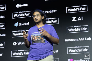 Vaibhav Gupta — World’s Fair 2026 keynote photo