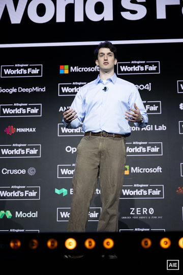 Isaac Miller — World’s Fair 2026 keynote photo