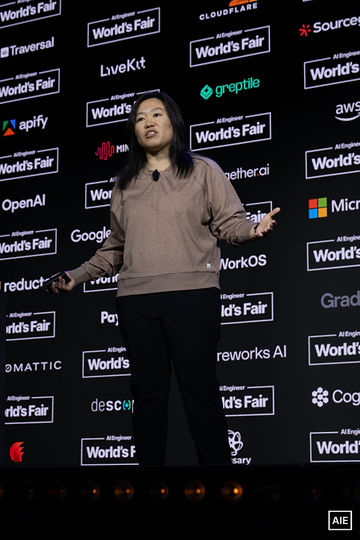 Angela Jiang at AI Engineer World’s Fair 2026, Speakers, 4_July 2; automated face match