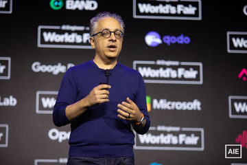 Tariq Shaukat — World’s Fair 2026 keynote photo