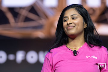 Aparna Dhinakaran — World’s Fair 2026 keynote photo