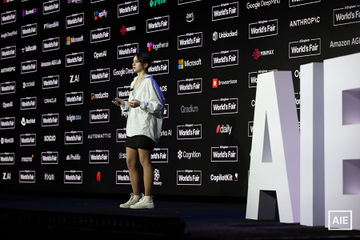 Tereza Tížková at AI Engineer World’s Fair 2026, Keynote, 2_June 30; automated face match