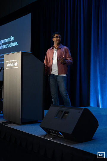 Sarthak Aggarwal — World’s Fair 2026 session photo