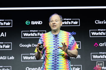 Erik Meijer — World’s Fair 2026 keynote photo
