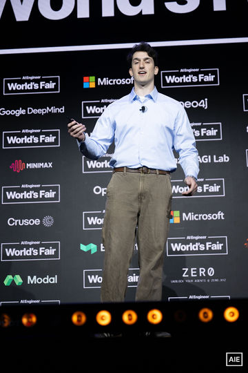 Isaac Miller — World’s Fair 2026 keynote photo
