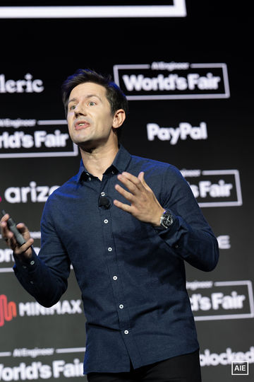 Romain Huet — World’s Fair 2026 keynote photo