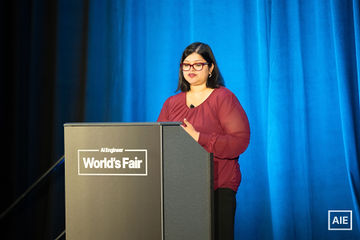 Rashi Agrawal — World’s Fair 2026 session photo