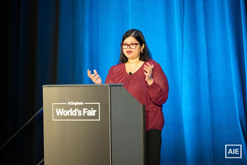 Rashi Agrawal — World’s Fair 2026 session photo