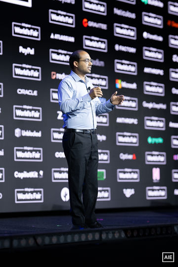 Lakshya Agrawal at AI Engineer World’s Fair 2026, Keynote, 3_July 1; automated face match