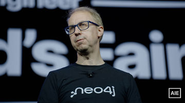 Emil Eifrem — World’s Fair 2026 keynote photo
