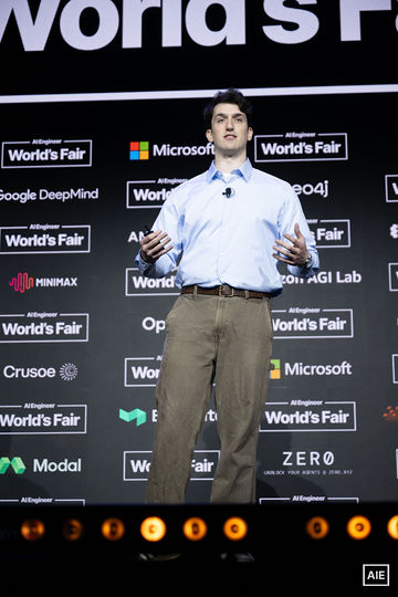 Isaac Miller at AI Engineer World’s Fair 2026, Keynote, 4_July 2; automated face match