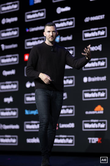 Lee Robinson — World’s Fair 2026 keynote photo