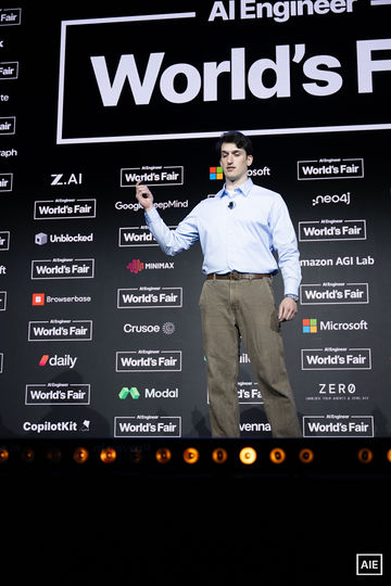 Isaac Miller — World’s Fair 2026 keynote photo
