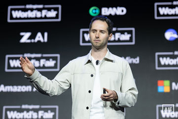 Micah Hill-Smith — World’s Fair 2026 keynote photo