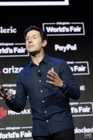Romain Huet — World’s Fair 2026 keynote photo