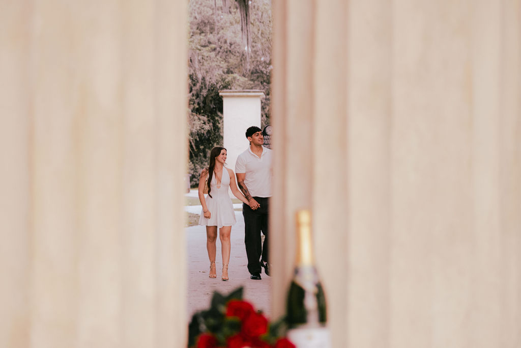 Surprise proposal & engagement photography in Orlando