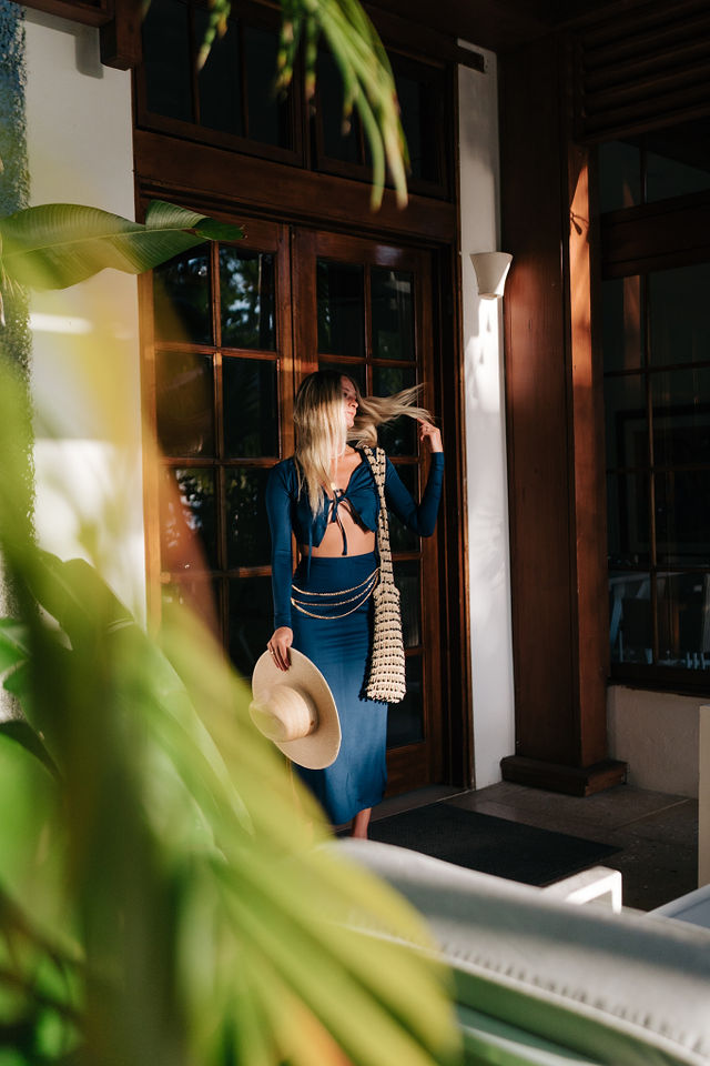 Idle Awhile Villas villa living area with tropical decor Negril Jamaica interior