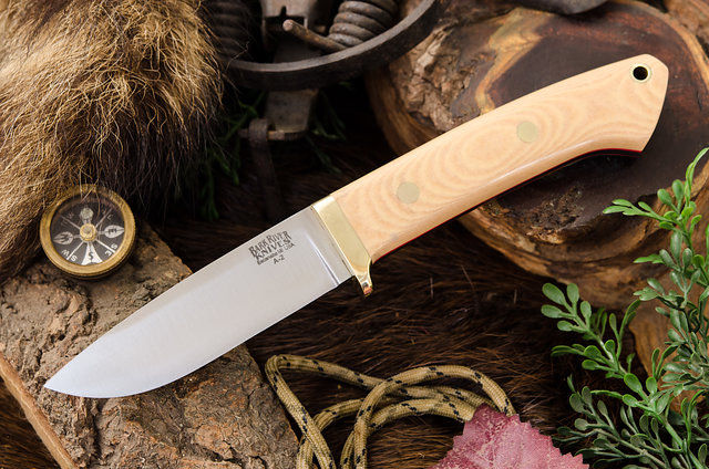 Classic Drop Point Hunter A2 by Bark River Knives