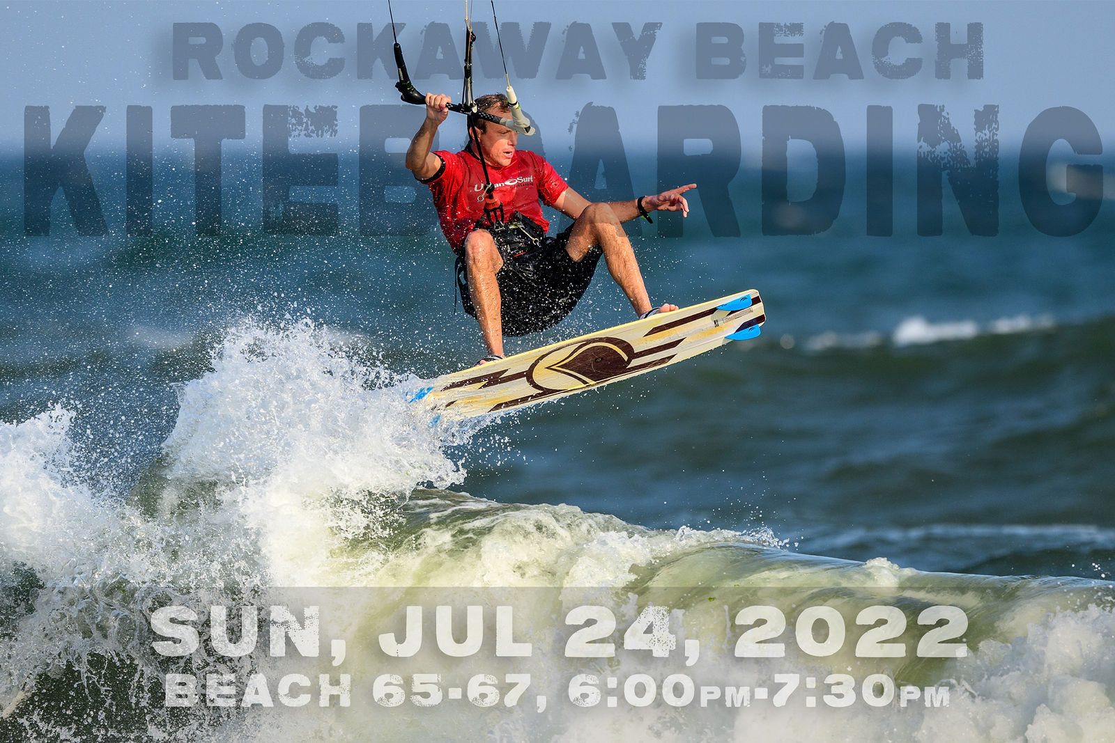 Rockaway Beach Kiteboarding by Gameday Photos NYC