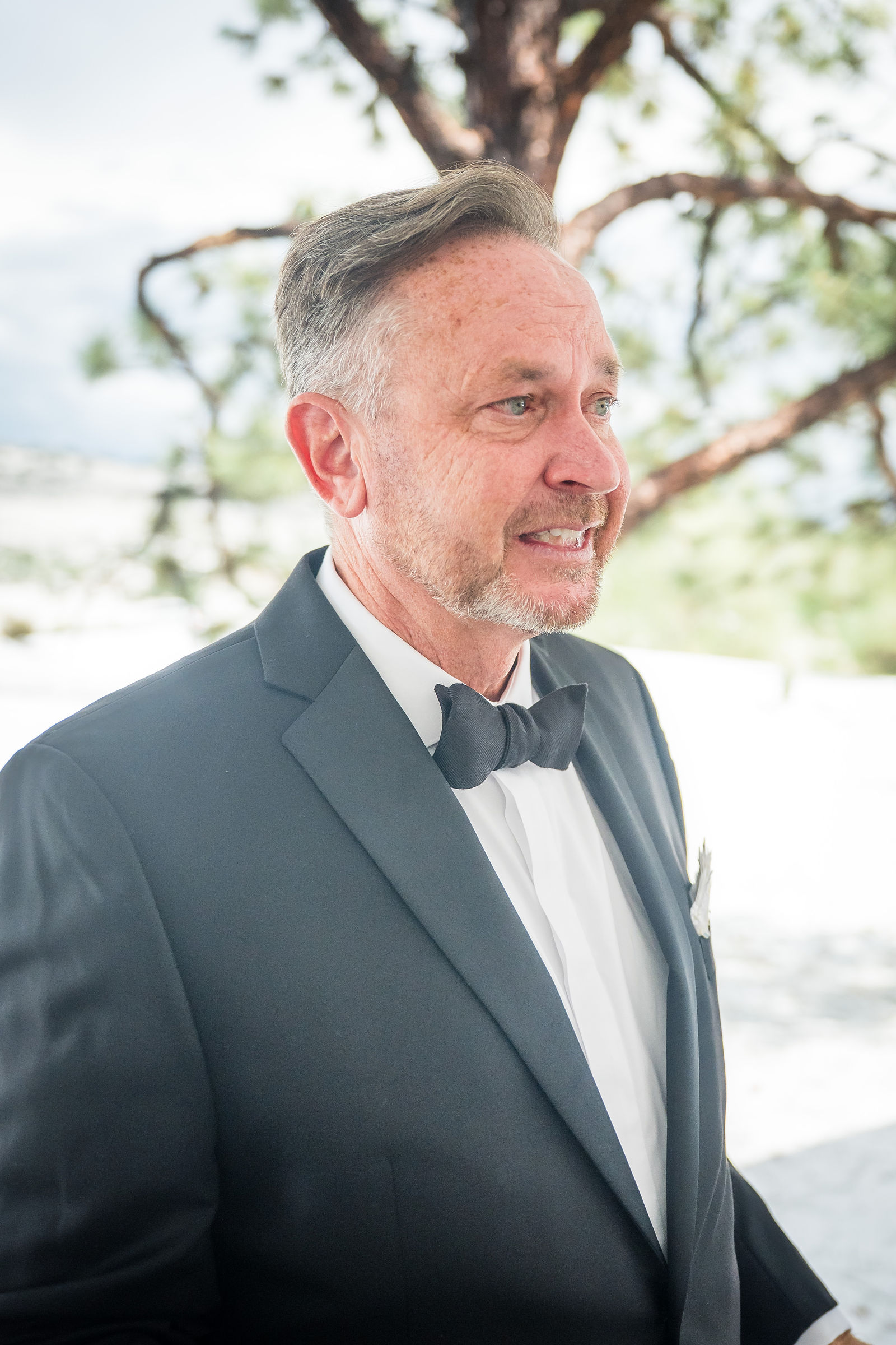 Father of the bride portrait at The Manor House