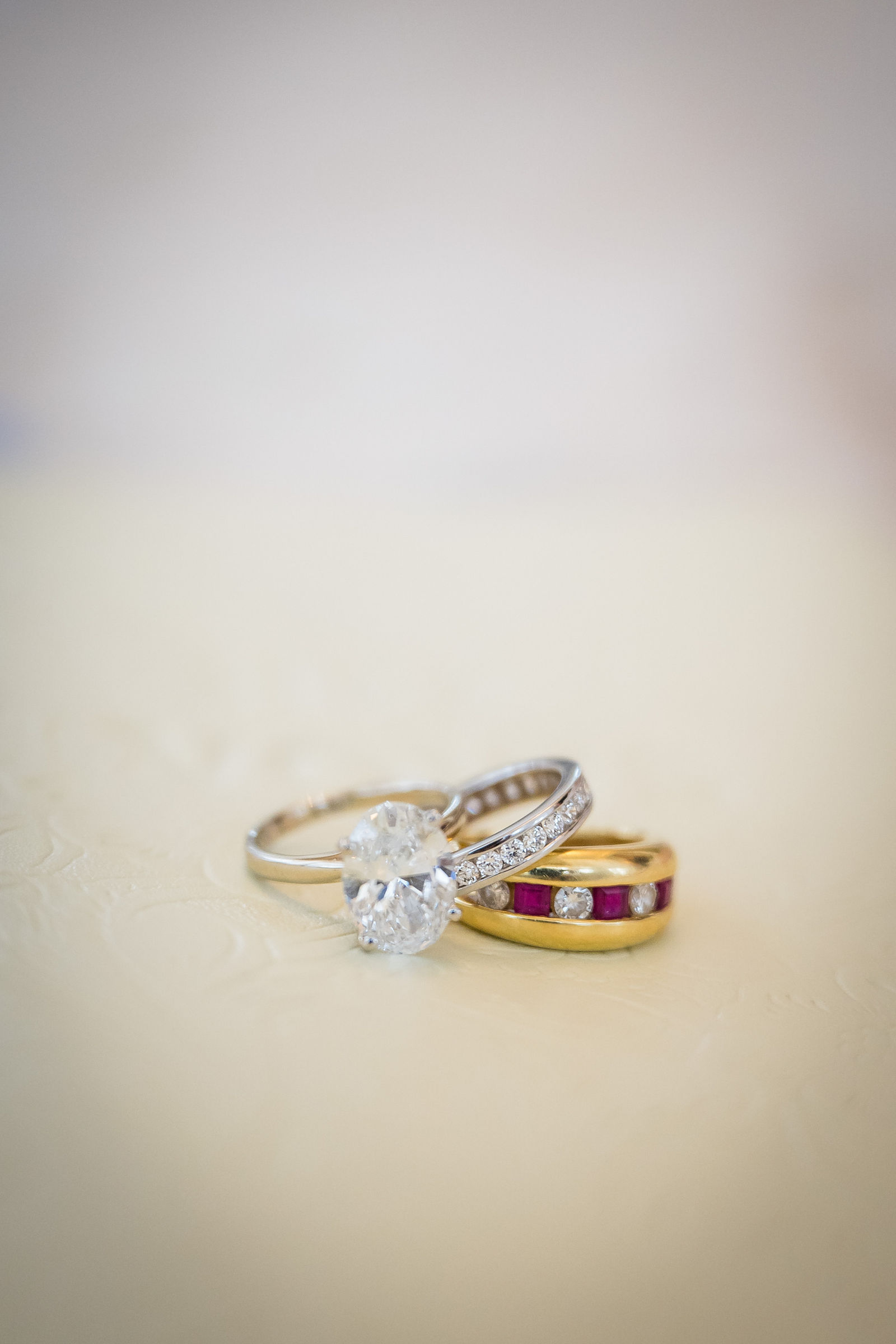 Wedding rings at The Manor House in Littleton, Colorado