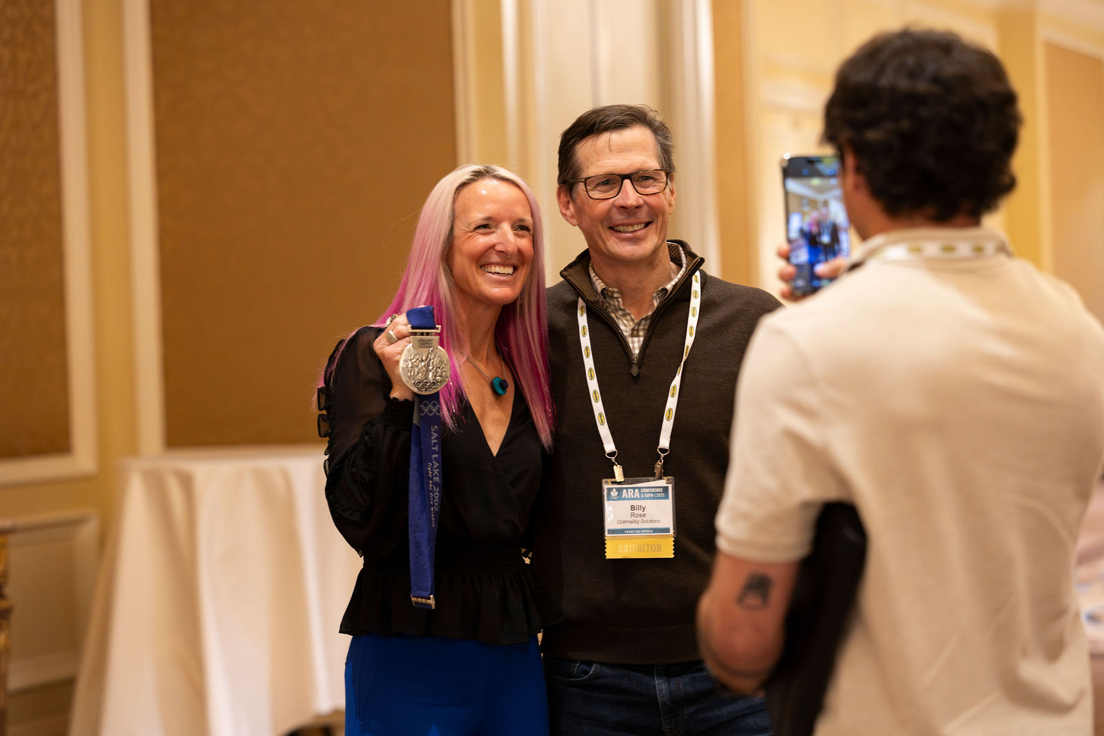Salt Lake City event photographer capturing candid networking moments