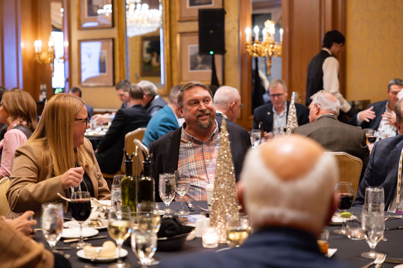 Formal dinner and awards ceremony photography at Grand America Hotel