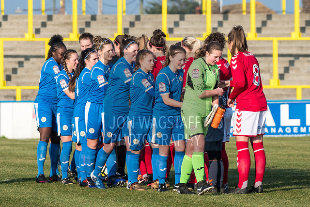 C&K Basildon Ladies F.C. v Charlton Ath Ladies F.C. : 2nd Round FAWPL League Cup: Sun 14th Jan 2018 — gallery by Jon Wagstaff