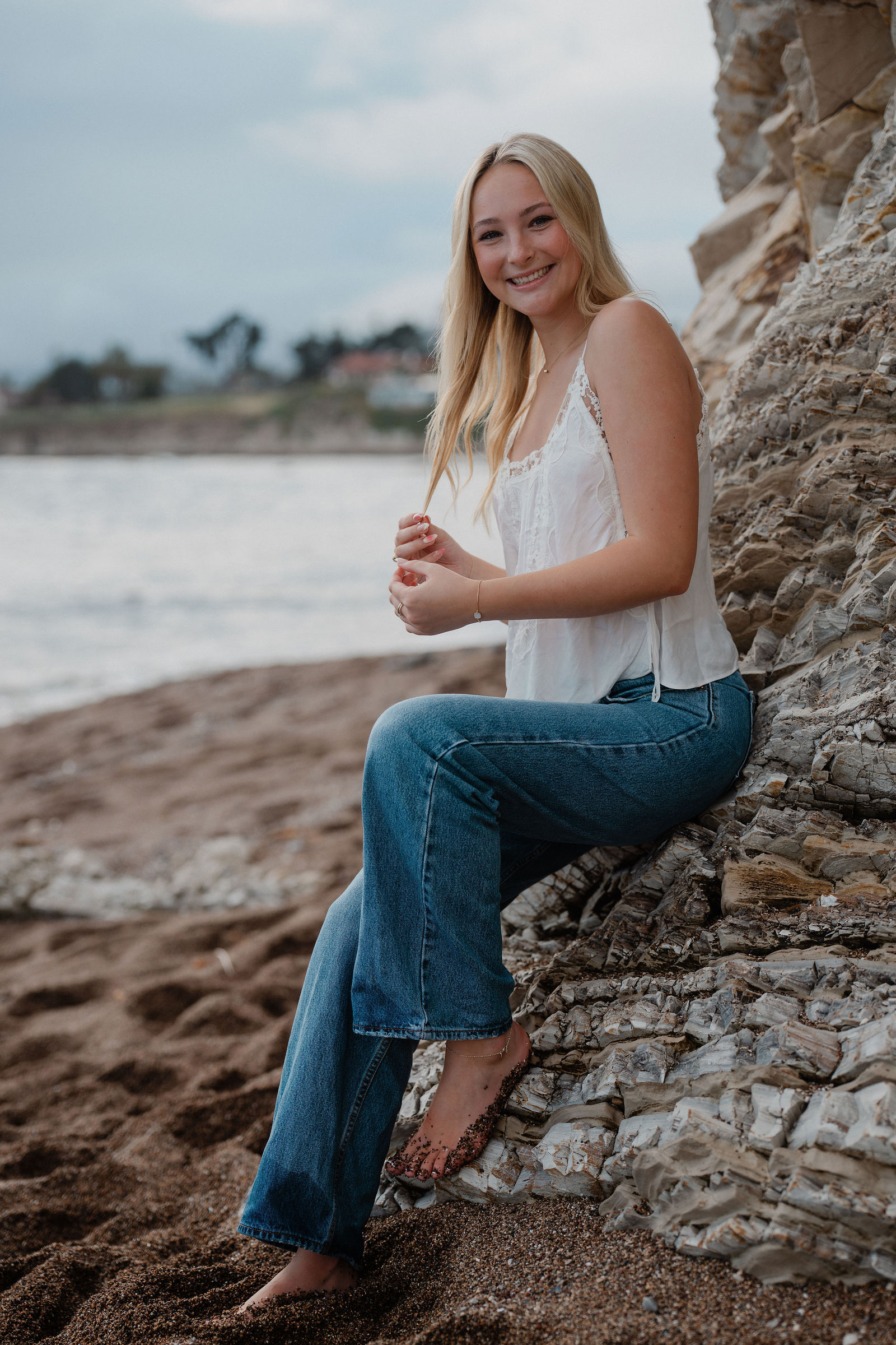 Senior girl portrait golden hour, Arroyo Grande senior photographer
