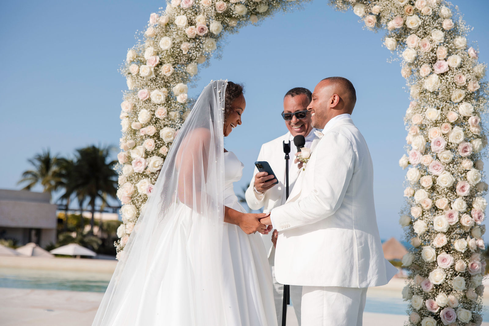 Wedding at Dreams Playa Mujeres Golf & Spa Resort photographed by Arch Wedding Studio