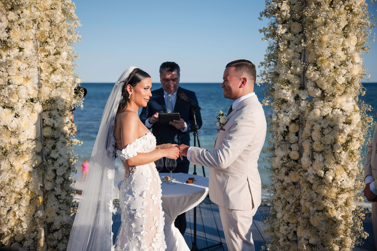Wedding at Dreams Tulum Resort & Spa photographed by Arch Wedding Studio