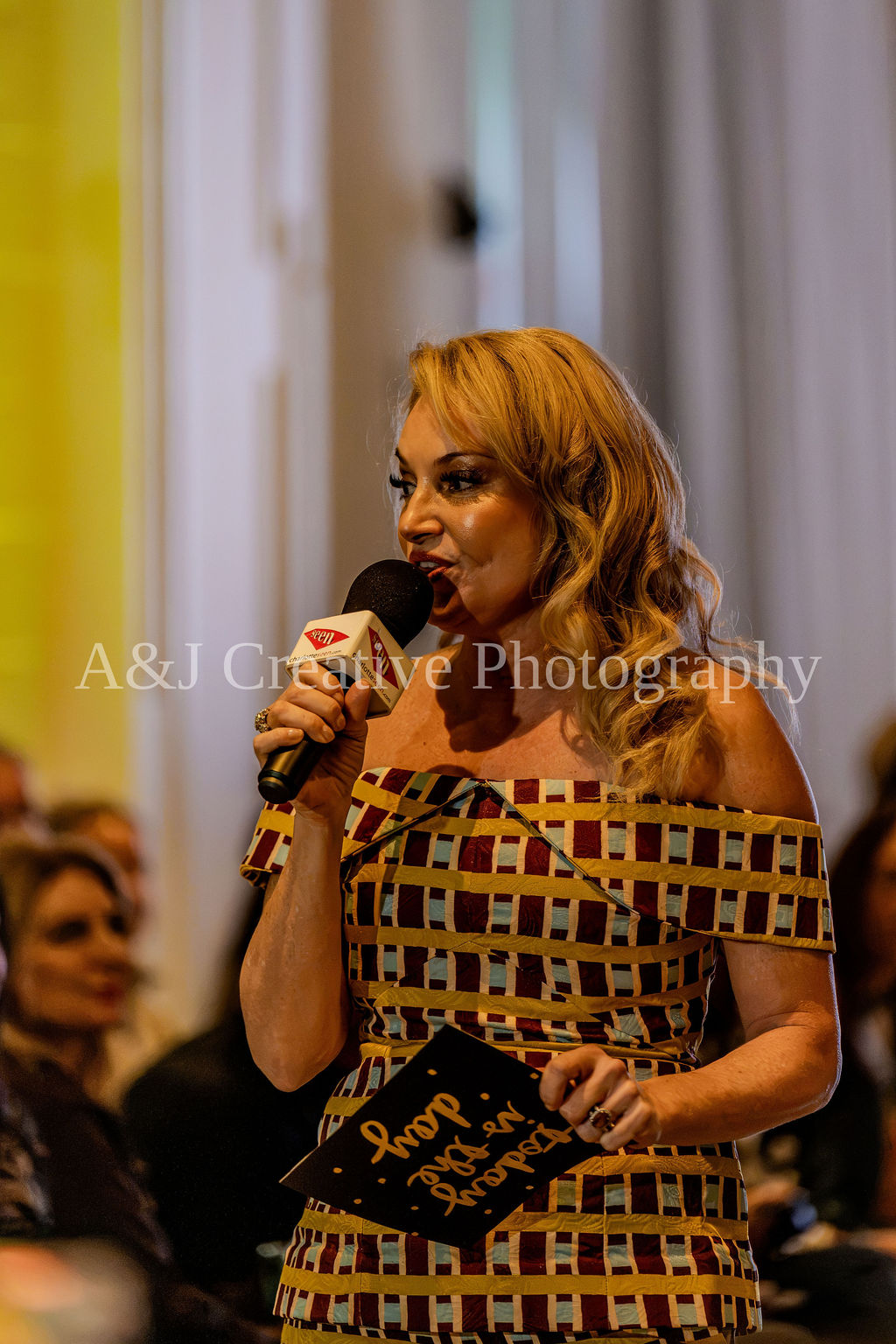 Attendee photographed at Charlotte Fashion Week