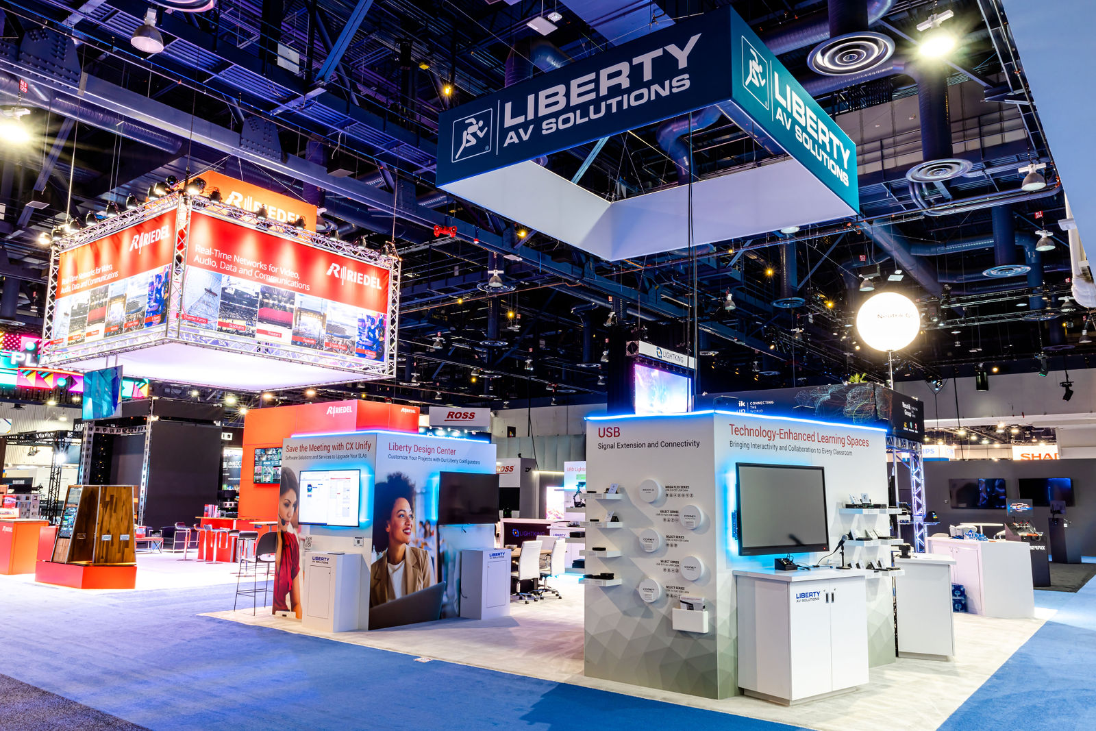 Liberty AV Booth Las Vegas Convention Center by Lotus Eyes Photography