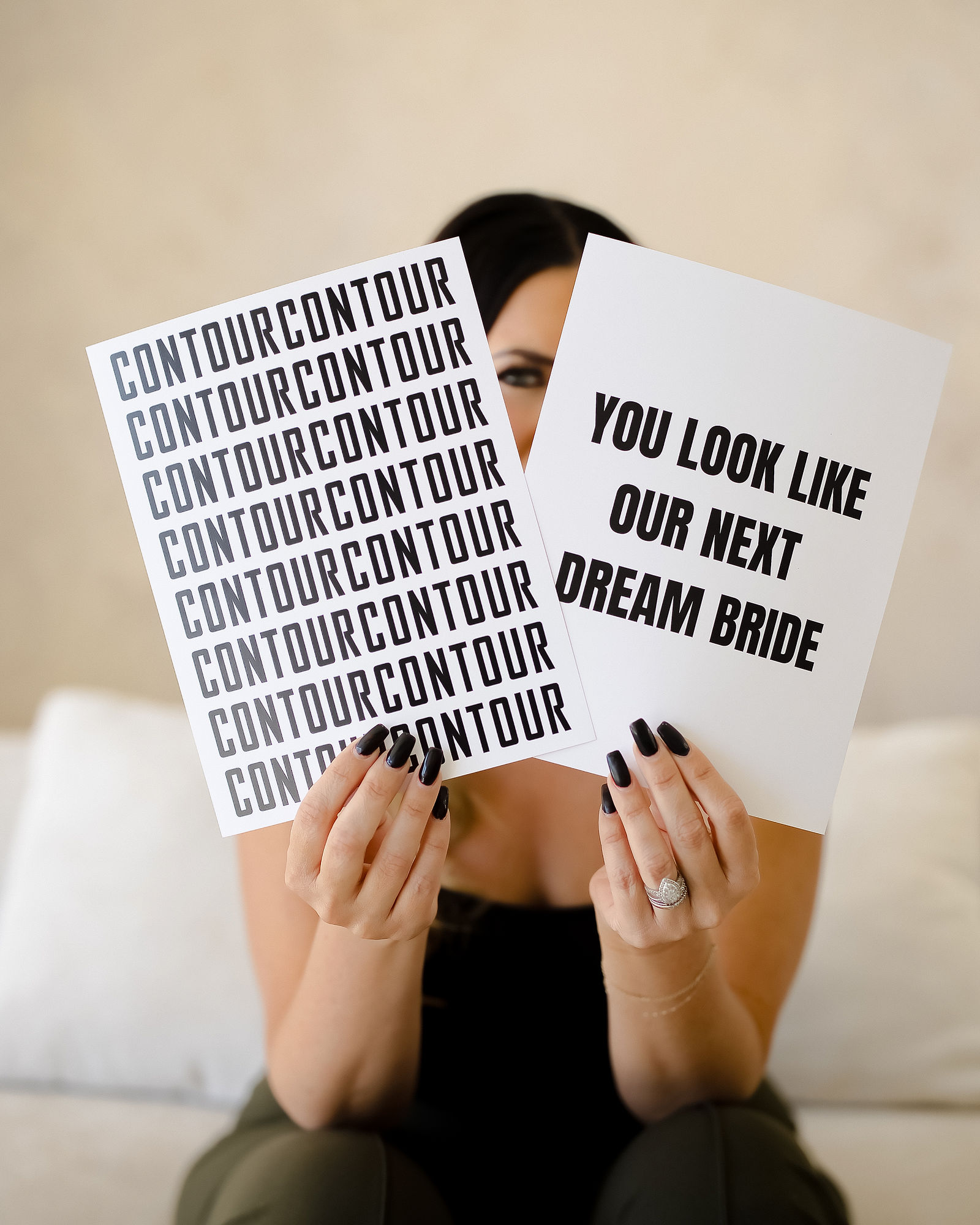 Luxury brand photography of a Sonoma County makeup artist at The Studio on Fourth content studio
